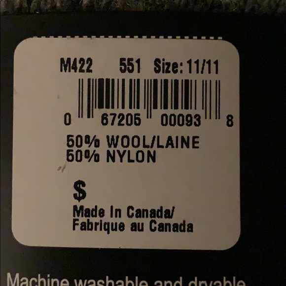Stanfields wool & nylon socks. Size 11.. - Picture 3 of 3